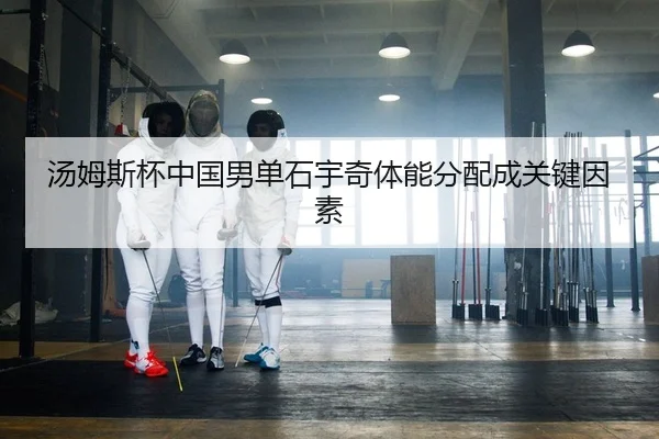 汤姆斯杯中国男单石宇奇体能分配成关键因素